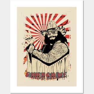 Randy Savage Retro Vintage Aesthetic Posters and Art